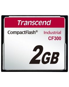 Промышленная карта памяти CompactFlash 2GB TS2GCF300 Industrial High Speed 300X Transcend