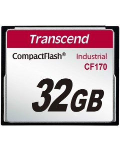Промышленная карта памяти CompactFlash 32GB TS32GCF170 Industrial High Speed 170X Transcend