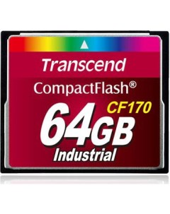 Промышленная карта памяти CompactFlash 64GB TS64GCF170 170X Transcend