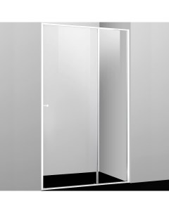 Душевая дверь Rhin 44S12 1000х2000 прозрачное стекло профиль белый Wasserkraft