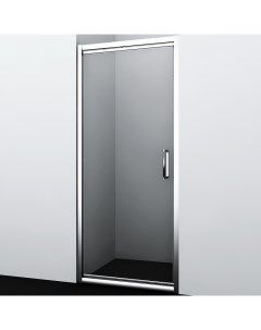 Душевая дверь Salm 27I04 900х2000 прозрачное стекло профиль серебро Wasserkraft