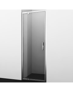 Душевая дверь Berkel 48P27 800х2000 прозрачное стекло профиль серебро Wasserkraft