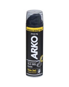 Гель для бритья и умывания Black 200 мл 506892 Arko men