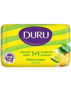 Крем мыло 1 1 Лайм и ананас 80 г Duru