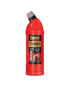 Чистящее средство для труб Turbo гель 750 г Sanfor