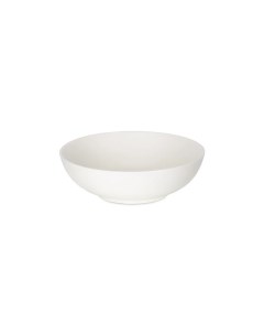 Тарелка суповая фарфор 20 см круглая Rock White DM8011 белая Domenik