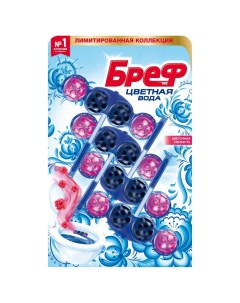 Подвеска для унитаза Color Active Цветочная Свежесть 4 шт 50 г Bref