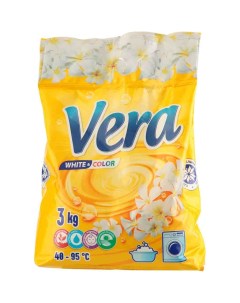 Стиральный порошок 3 кг ручной автомат для цветного белья бесфосфатный Vera