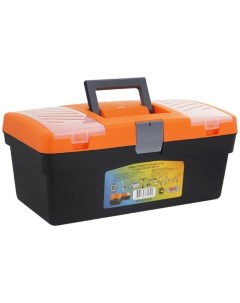 Ящик для инструментов 17 42х22х18 см пластик пластиковый замок лоток 2 органайзера на крышке А 42 Profbox
