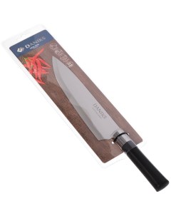 Нож кухонный Скара шеф нож нержавеющая сталь 20 см рукоятка пластик YW A341 CH Daniks