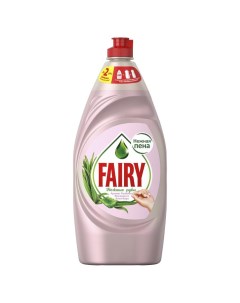 Средство для мытья посуды Нежные руки Розовый жасмин и алоэ вера 900 мл Fairy