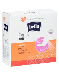 Прокладки женские Panty Soft ежедневные 60 шт BE 021 RN60 096 Bella