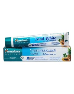 Зубная паста Total White Отбеливающий уход 50 мл Himalaya