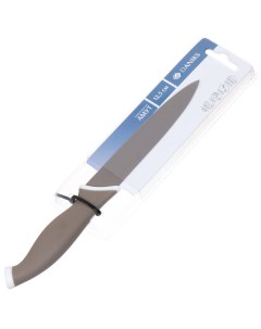 Нож кухонный Амут универсальный нержавеющая сталь 12 5 см рукоятка soft touch JA20201785 3 Daniks