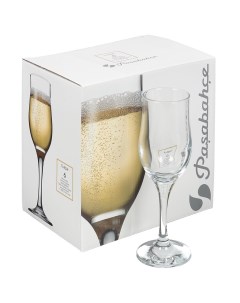 Бокал для шампанского 200 мл стекло 6 шт Tulipe 44160B Pasabahce