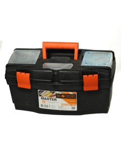 Ящик для инструментов 19 48 5х26х25 8 см пластик Master пластиковый замок лоток и 3 органайзера черн Blocker