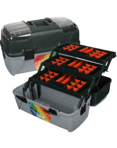Ящик для инструментов 22 55х28х29 5 см пластик Рыболовный пластиковый замок 3 выдвижных лотка 2 орга Profbox