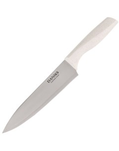 Нож кухонный Латте шеф нож нержавеющая сталь 20 см рукоятка пластик YW A383 CH Daniks