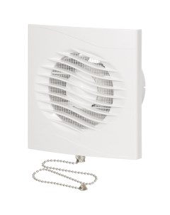 Вентилятор вытяжной настенный выключатель установочный диаметр 100 мм 13 Вт 130 м ч Волна В100СВ Виенто