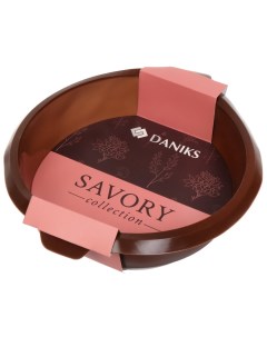 Форма для запекания силикон 25 5х6 5 см круглая шоколад Savory Y4 4967 Daniks