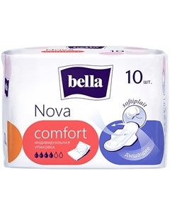 Прокладки женские Nova Comfort soft 10 шт BE 012 RW10 E07 Bella