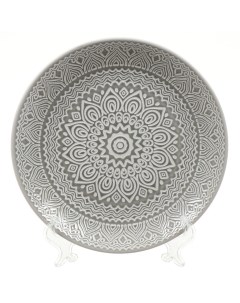 Тарелка десертная керамика 20 см круглая Таяна Daniks
