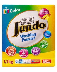 Стиральный порошок Color Aroma Capsule концентрат с кондиционером 1 1 кг 45 стирок Jundo