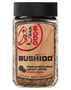 Кофе растворимый Kodo с добавлением молотого 95 г Bushido