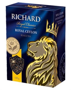 Чай черный Royal Ceylon листовой 180 г Richard