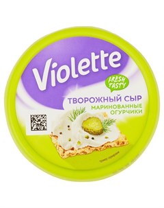 Сыр творожный с огурцами и зеленью 70 БЗМЖ 140 г Violette