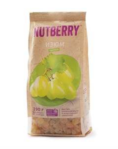 Изюм светлый 190 г Nutberry