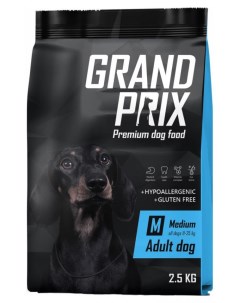 Сухой корм для взрослых собак средних пород Medium Adult 2 5 кг Grand prix
