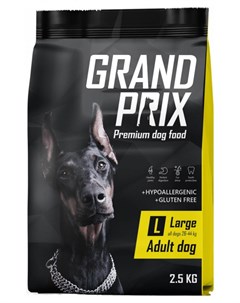 Сухой корм для взрослых собак крупных пород Large Adult 2 5кг Grand prix