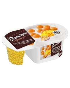 Йогурт Фантазия с хрустящими шариками со вкусом манго маракуйя 6 9 105 г Даниссимо