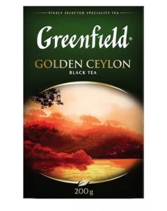 Чай черный Golden Ceylon листовой 200 г Greenfield