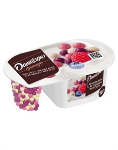 Йогурт фантазия густой ягодные шарики 6 9 105 г Даниссимо
