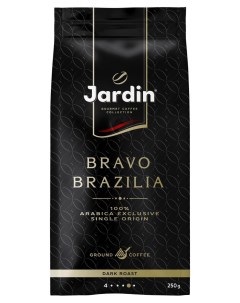 Кофе молотый Bravo Brazilia 250 г Jardin