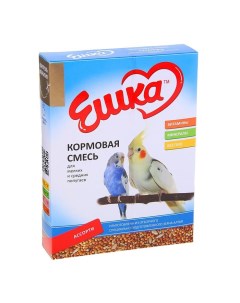 Корм для мелких и средних попугаев ассорти 2 шт по 500 г Ешка