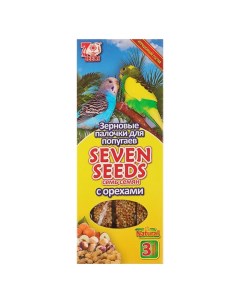 Лакомство для птиц Палочки орехи 2 шт по 90 г Seven seeds