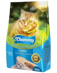 Сухой корм для кошек для кошек рыба 2 шт по 350 г Chammy