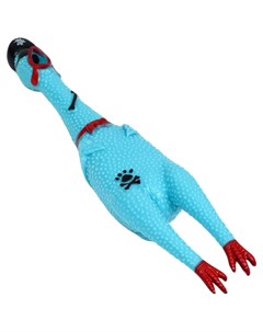 Игрушка для собак Курица пират голубая 41 см Пижон
