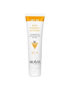 Солнцезащитный увлажняющий крем для лица Multi Protection Sun Cream SPF 30 Aravia (россия)