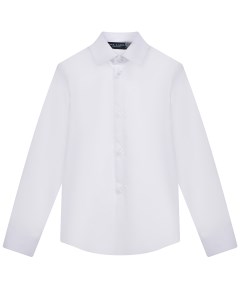 Белая рубашка с длинными рукавами детская Dal lago