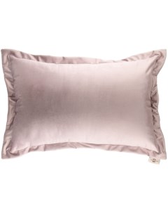Подушка декоративная 40 х 60 см пыльно розовый бархат Melograno
