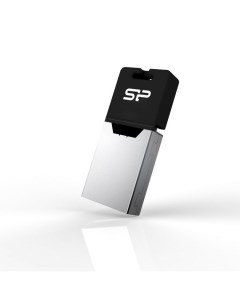 Накопитель USB 2 0 16GB Mobile X20 SP016GBUF2X20V1K серебристый Silicon power