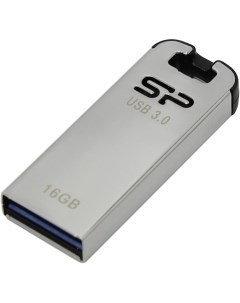 Накопитель USB 3 0 16GB Jewel J10 SP016GBUF3J10V1K серебристый Silicon power