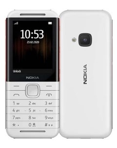 Мобильный телефон 5310 DS 16PISX01B06 white red 2 4 16MB 8MB MicroSD 32GB 2 Sim GSM BT WAP 2 0 GPRS  Nokia