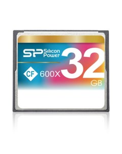 Карта памяти 32GB SP032GBCFC600V10 Compact Flash Card 600x Silicon power