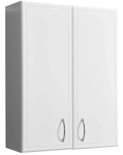 Шкаф двустворчатый подвесной 60x80 см белый глянец белый матовый Концепт SP 00000140 Stella polar