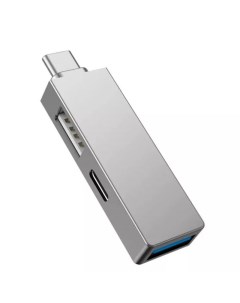 Хаб USB T02 Pro USB Type C Gold 6936686407007 Wiwu